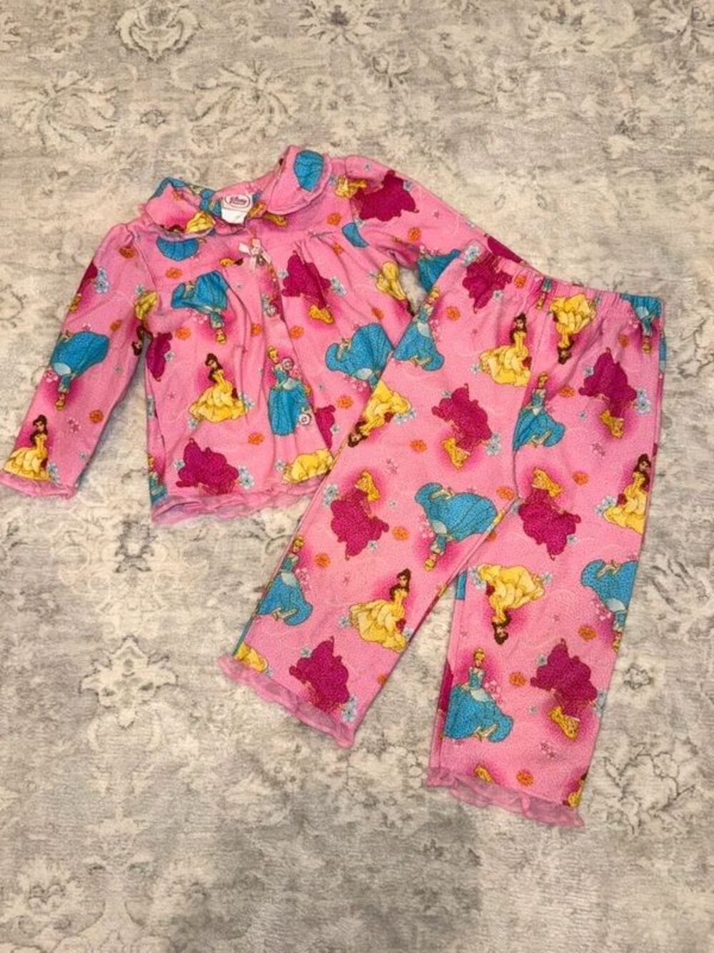 Disney Princess flannel PJs, size 3T
